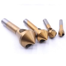 Titanium Coated Countersink Chamfer Tool Deburring Tool Metal Wood Drill Bits